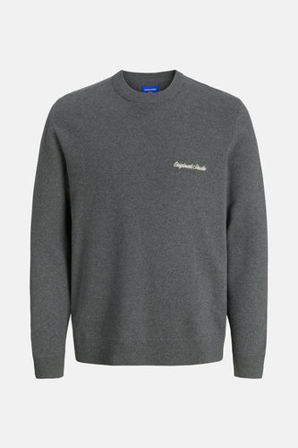 Pull met ronde hals - grijs - ORIGINALS BY JACK & JONES - 4
