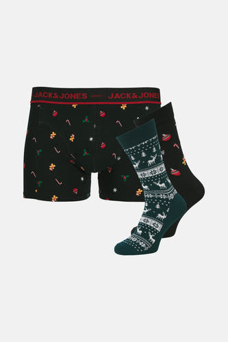 Short de boxers no no im im print ACCESS ACCESS ACCESS JACK & JACK,, deux paires de chaussettes de Noël.