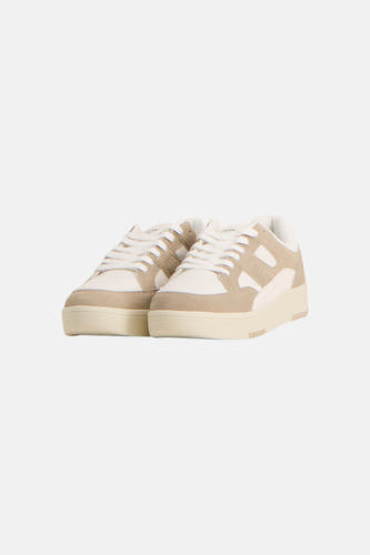 Beige sneakers van ACCESSORIES BY JACK & JONES, met crèmekleurige veters en een chunky zool.