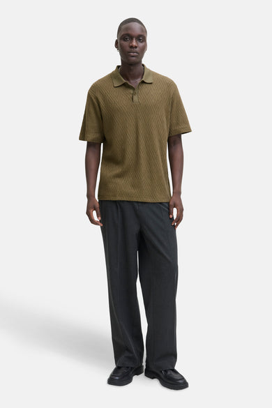 Polo met korte mouwen - Kaki