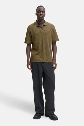 Polo met korte mouwen - Kaki