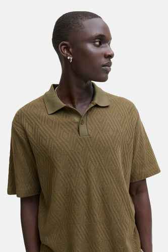 Polo met korte mouwen - Kaki - PREMIUM by JACK & JONES