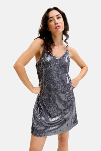 Kleedje met korte mouwen - Grijs - JJXX - 8