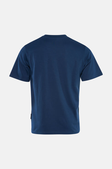 T-shirt bleu à manches courtes de CORE BY JACK & JONES, avec un design simple et des manches courtes.