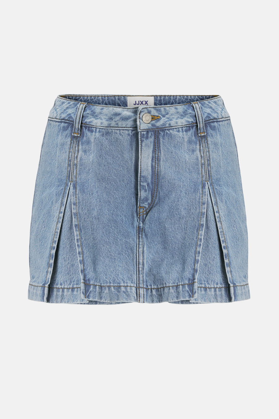 JXBLOOM PLEATED HW DENIM SKORT DNM LN