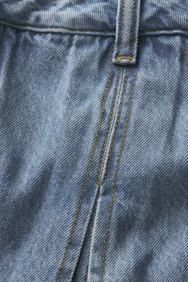 Rok (kort) Light blue denim - JJXX