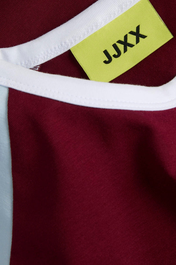 Top uni manche courte Rouge - JJXX