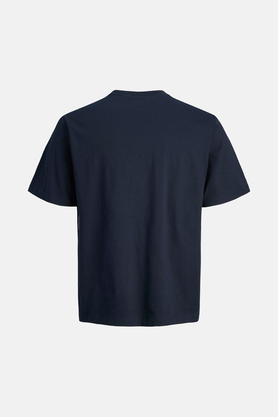 T-shirt bleu marine à manches courtes d'ORIGINALS par JACK & JONES, vue arrière.