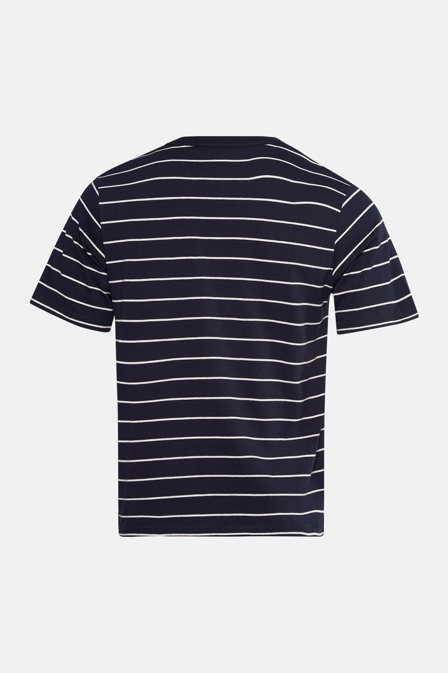 Blauw T-shirt met korte mouwen van ORIGINALS BY JACK & JONES, gestreept patroon en ronde hals.