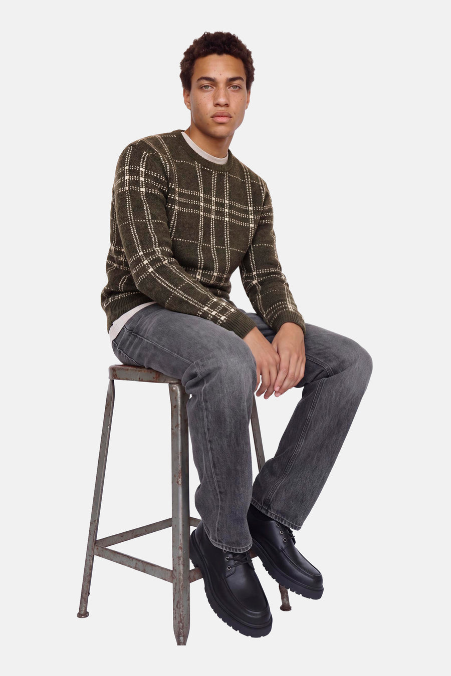 Trui met ronde hals multicolor - PREMIUM by JACK & JONES