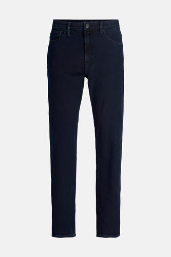 Jean tapered bleu marine de JACK & JONES JEANS INTELLIGENCE, uni et sans décorations.