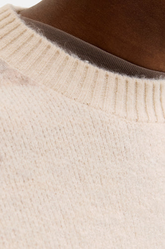 Pull met ronde hals - beige - CORE BY JACK & JONES