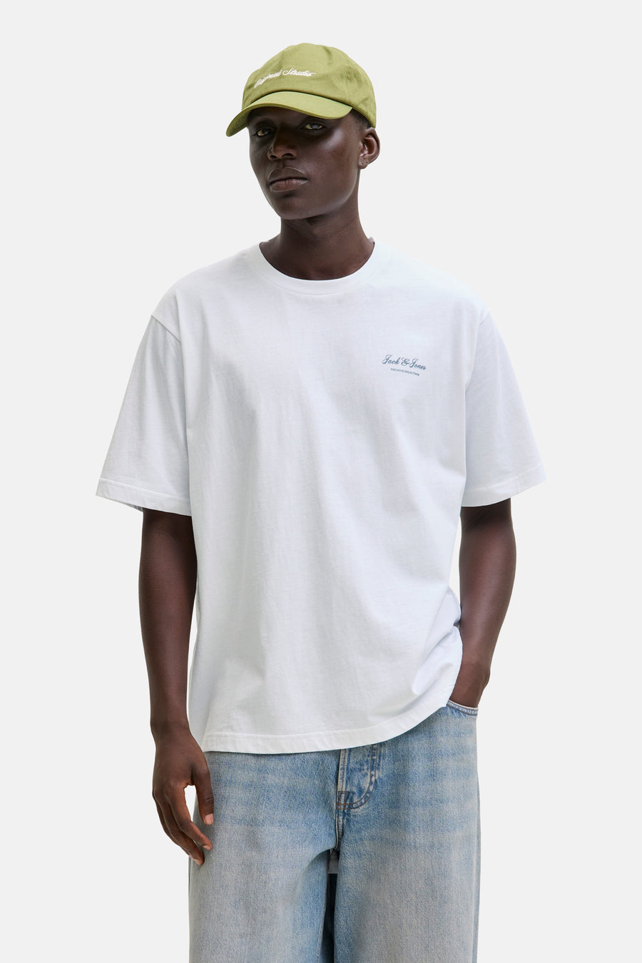 T-shirt (korte mouwen) wit - ORIGINALS BY JACK & JONES