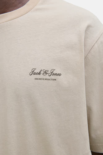 T-shirt (korte mouwen) ecru - ORIGINALS BY JACK & JONES