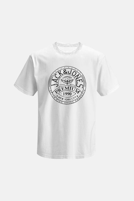 T-shirt (manches courtes) Blanc - PREMIUM BLUE by JACK & JONES