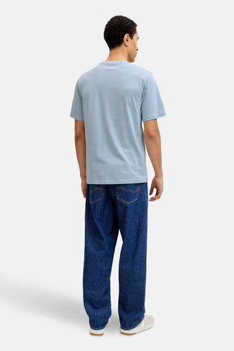 T-shirt (korte mouwen) blauw - ORIGINALS BY JACK & JONES - ORIGINALS BY JACK & JONES