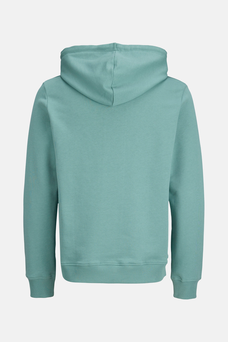 Pull-over vert de capuche par CORE BY JACK & JONES, vu de l'arrière.