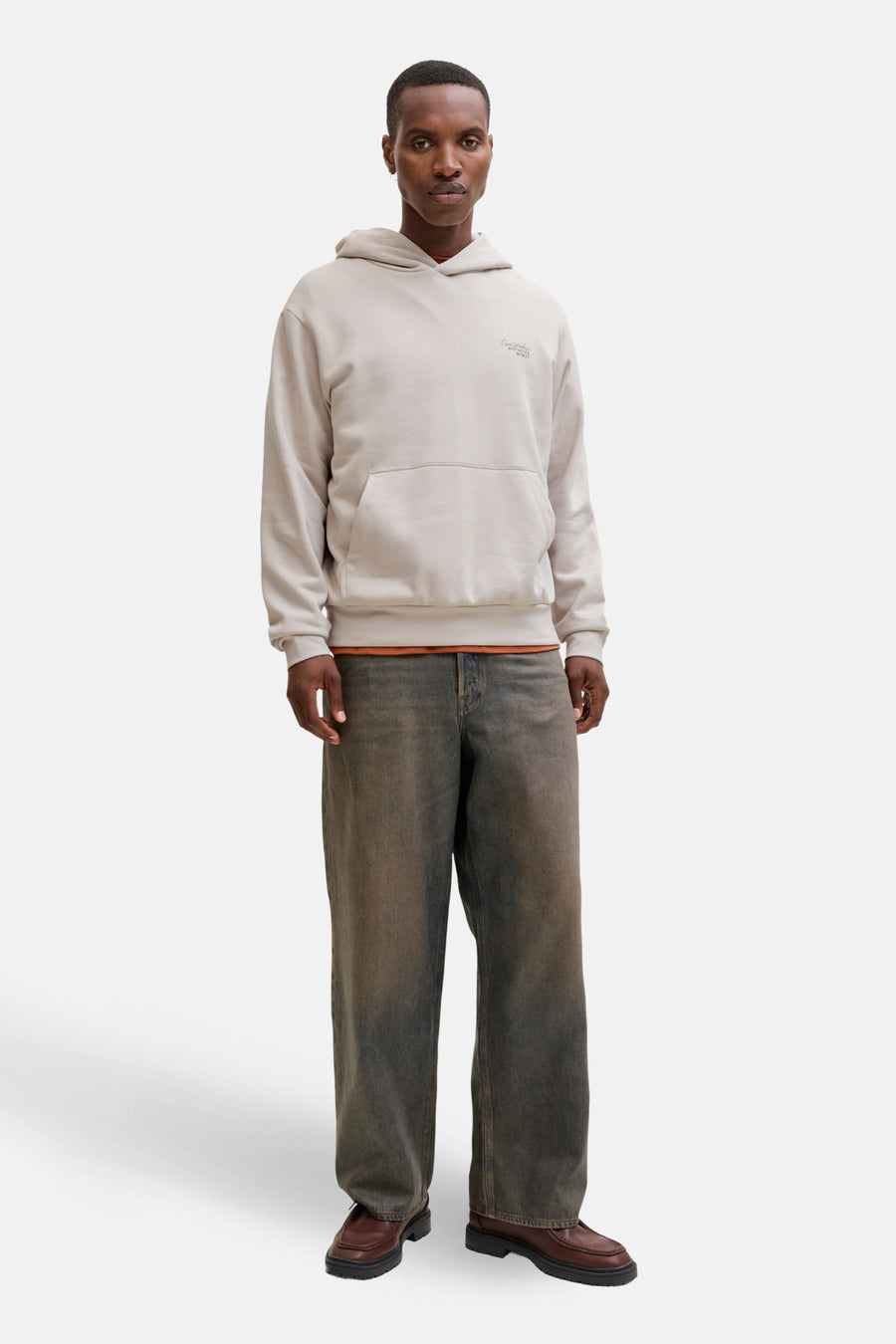 Sweater met kap beige - ORIGINALS BY JACK & JONES - ORIGINALS BY JACK & JONES - 2