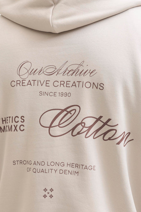 Sweater met kap beige - ORIGINALS BY JACK & JONES