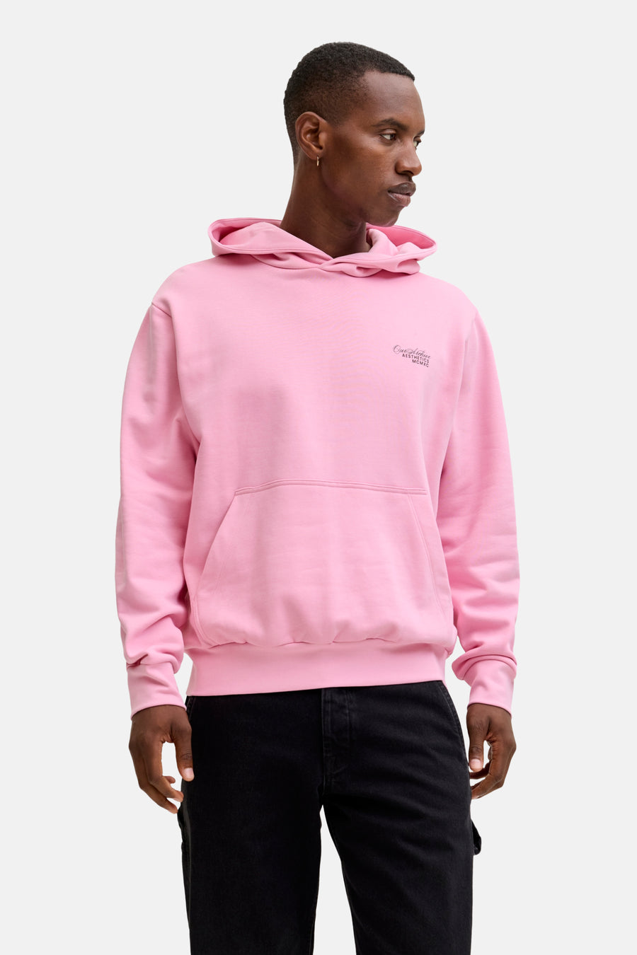 Sweater met kap roze - ORIGINALS BY JACK & JONES - ORIGINALS BY JACK & JONES - 2
