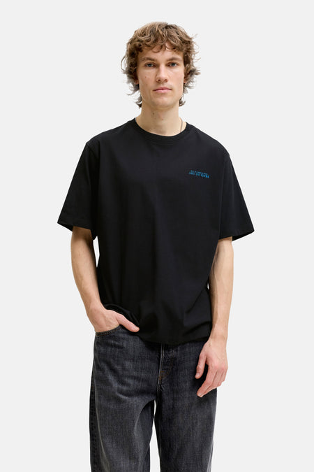 T-shirt (korte mouwen) zwart - ORIGINALS BY JACK & JONES