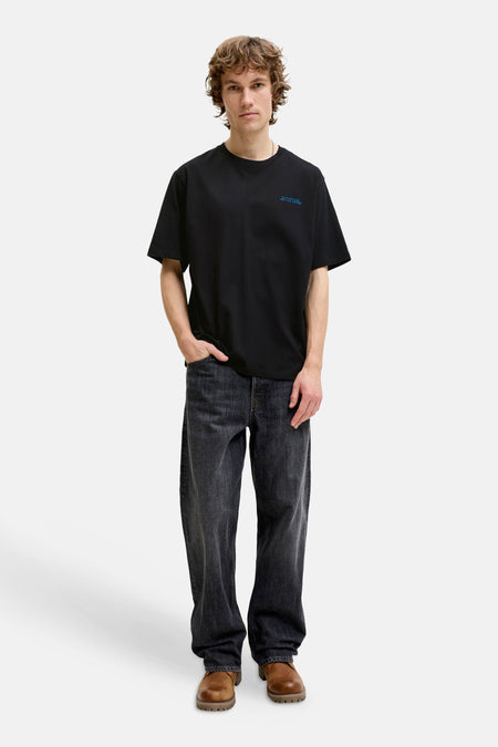 T-shirt (korte mouwen) zwart - ORIGINALS BY JACK & JONES