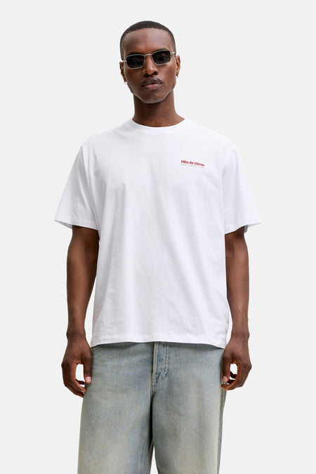 T-shirt (korte mouwen) wit - ORIGINALS BY JACK & JONES