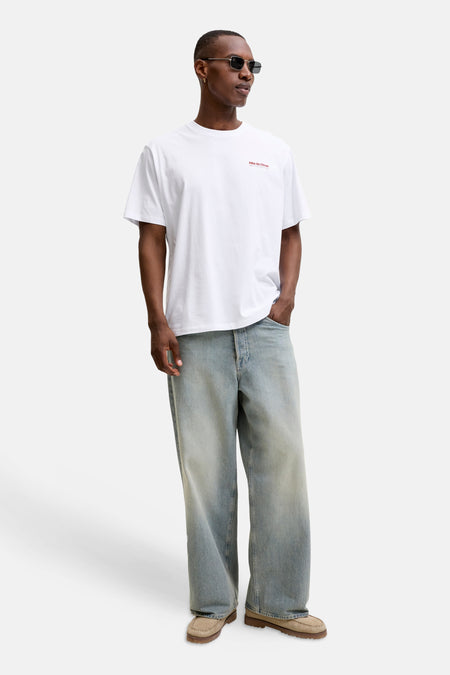 T-shirt (korte mouwen) wit - ORIGINALS BY JACK & JONES