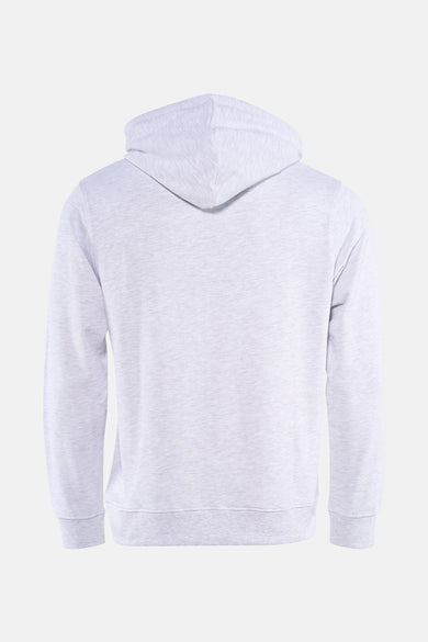 Pull gris à capuche d'ORIGINALS BY JACK & JONES, dos avec une texture lisse simple.