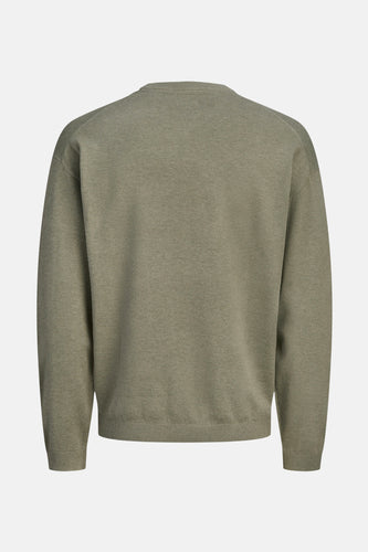 Pull met ronde hals - Kaki - ORIGINALS BY JACK & JONES - 4