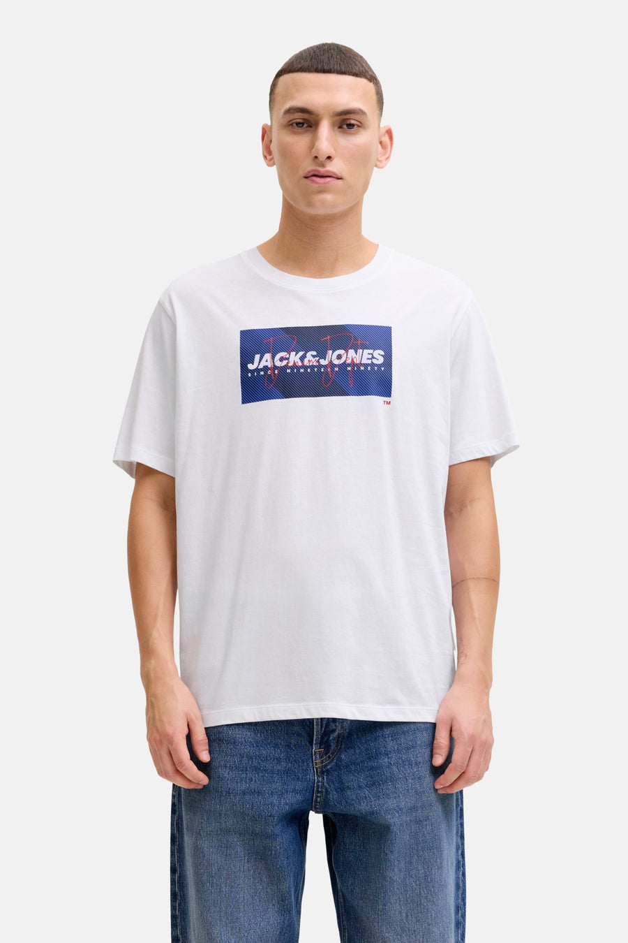 T-shirt (korte mouwen) wit - CORE BY JACK & JONES