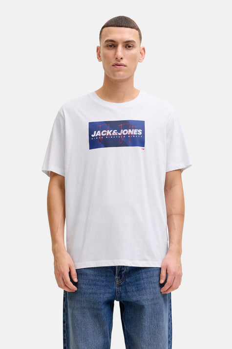 T-shirt (korte mouwen) wit - CORE BY JACK & JONES
