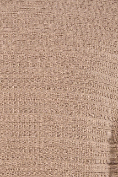 Pull à col rond - beige