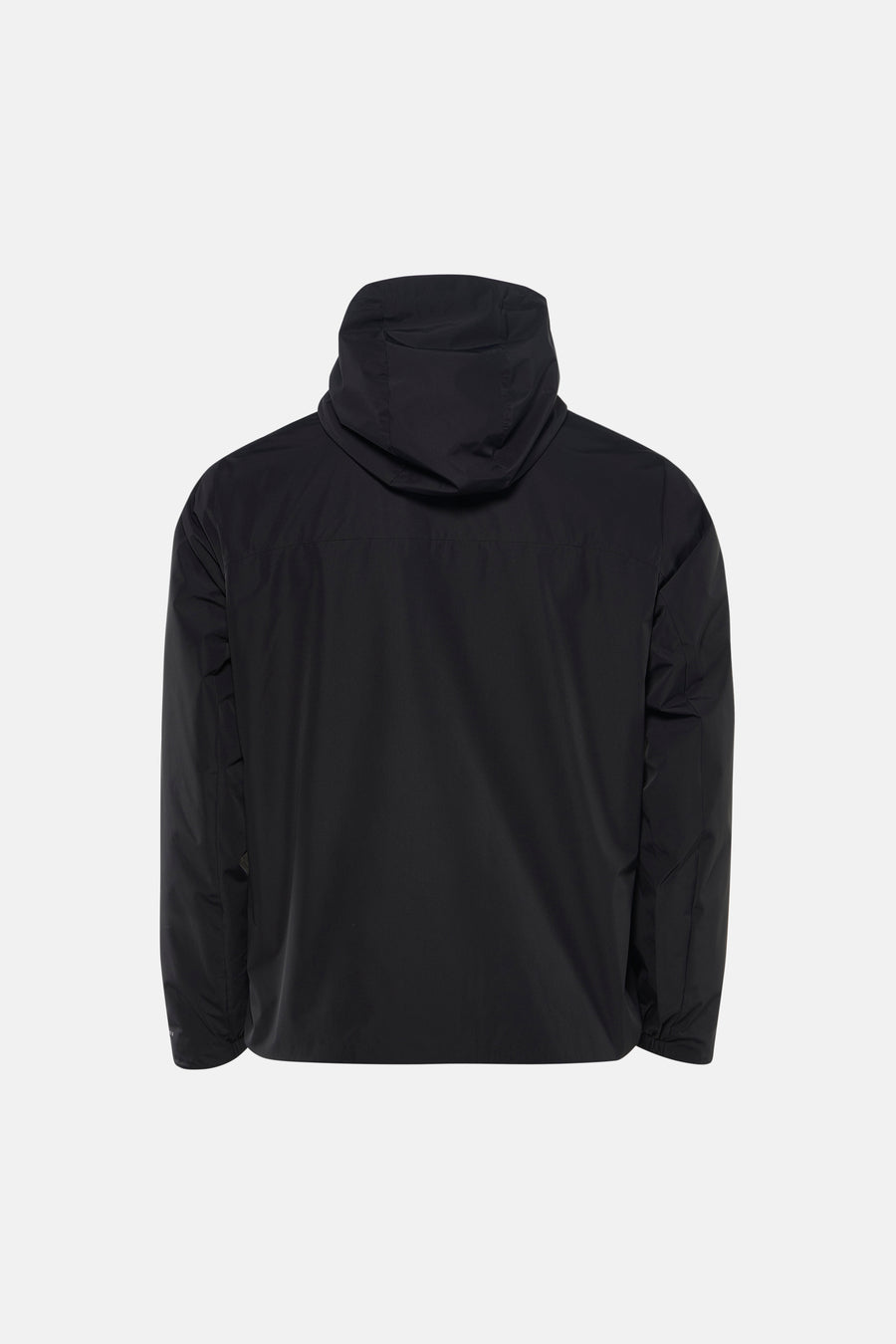 Veste courte noire de CORE BY JACK & JONES, avec capuche dans le dos.