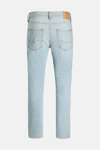 Jeans straight lichtblauwe denim van JACK & JONES JEANS INTELLIGENCE, achterkant weergegeven met zakken.
