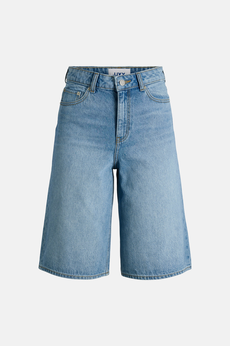 Short en jean bleu moyen de JJXX, avec jambes larges et taille haute.