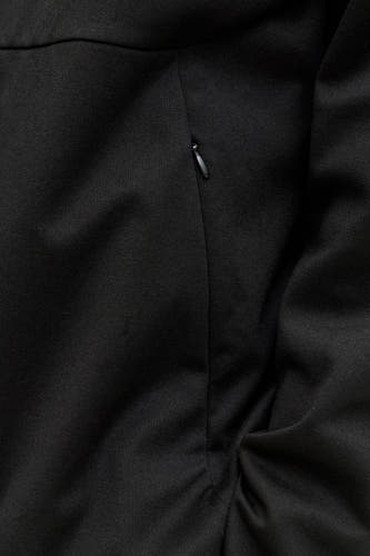 Zwarte gilet van CORE BY JACK & JONES, met subtiele plooien en een verborgen rits.