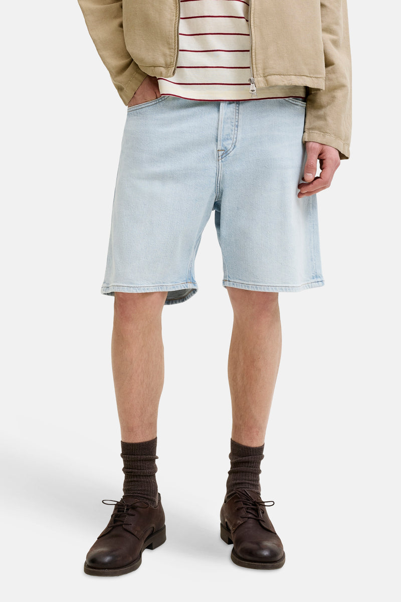Short - light blue denim
