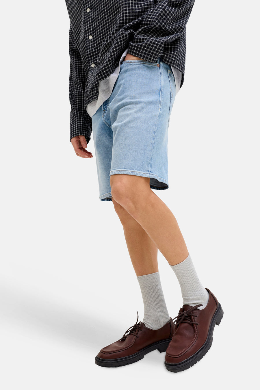 Short - Light blue denim