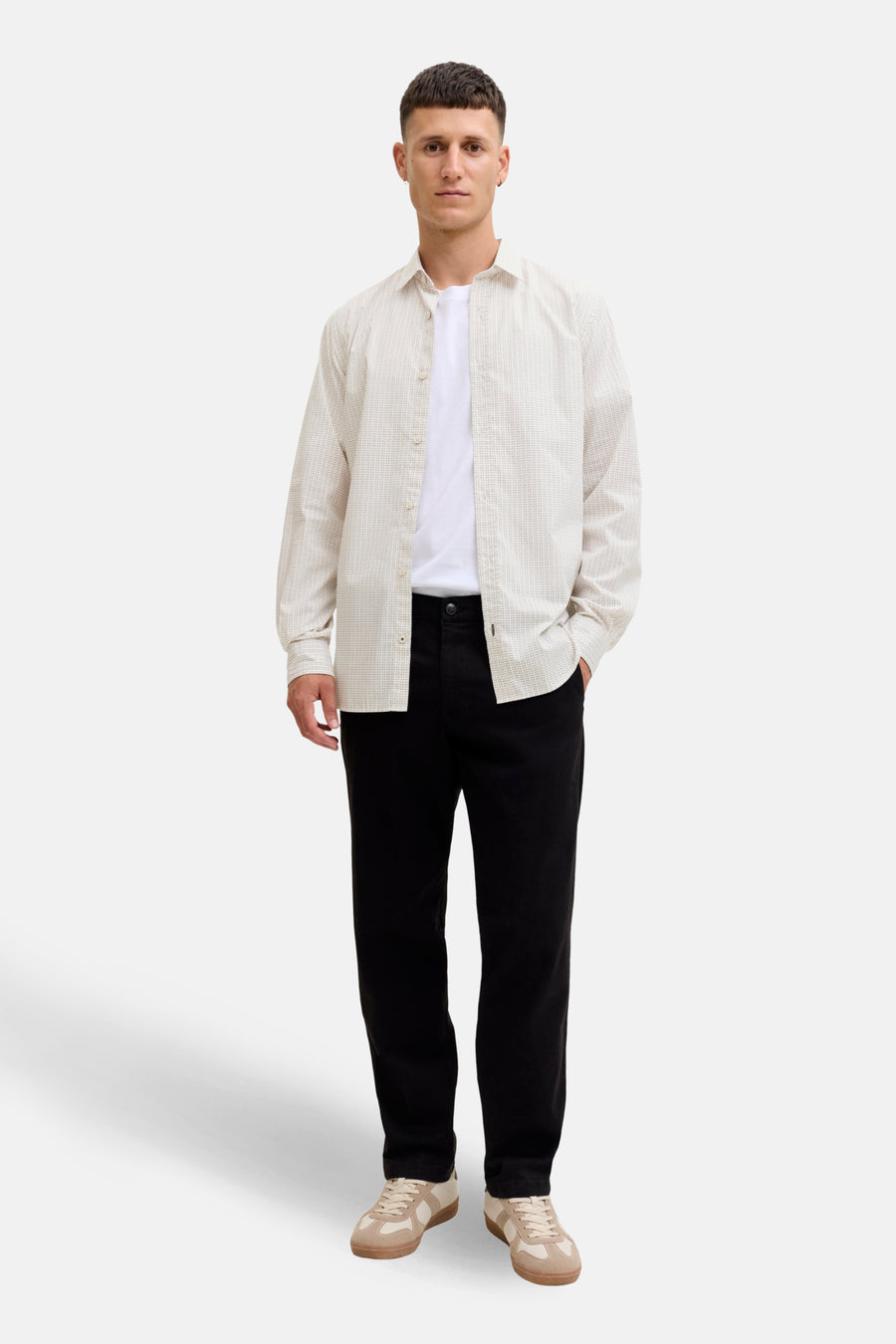 Hemd (lange mouwen) beige - PREMIUM by JACK & JONES