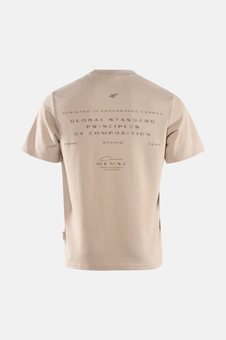 T-shirt à manches courtes - beige