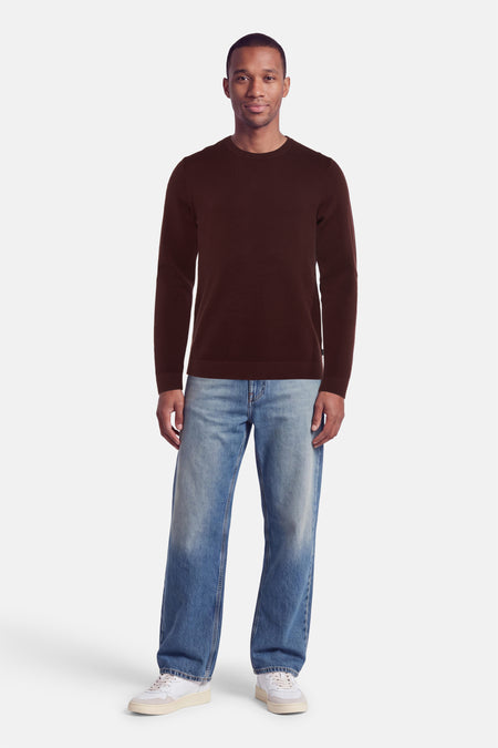 Pull O-hals - bruin