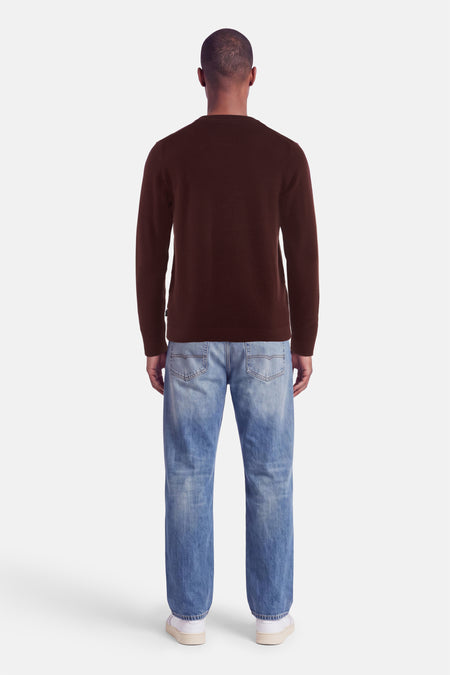 Pull col O - brun