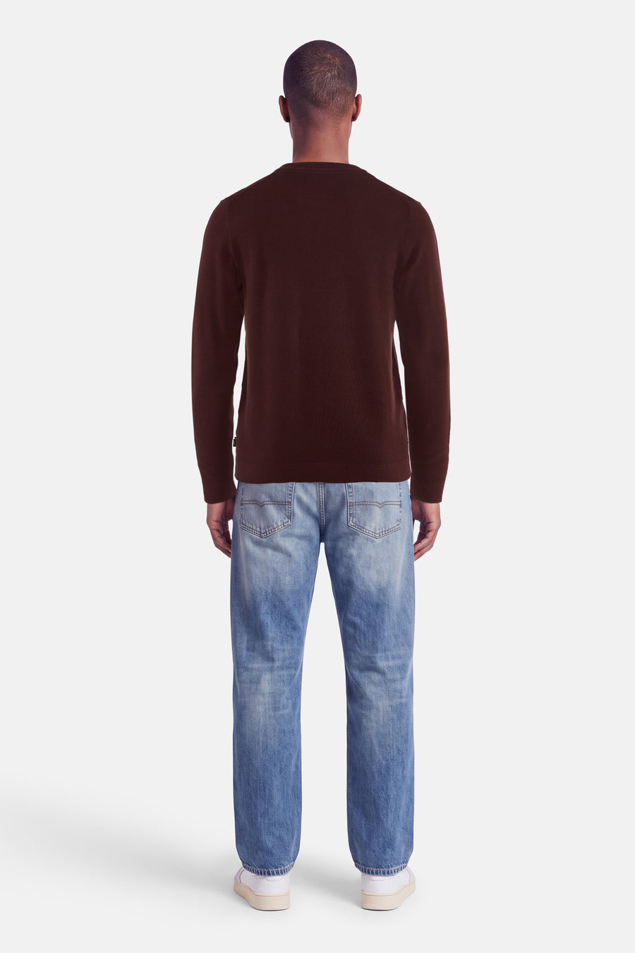 Pull col O - brun