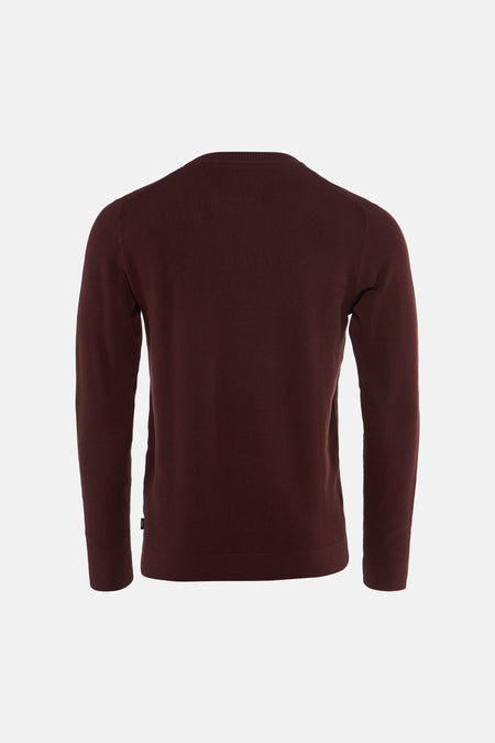 Trui met ronde hals bruin - PREMIUM by JACK & JONES