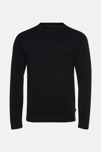 Pull à col rond - noir