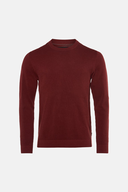 Trui met ronde hals rood - PREMIUM by JACK & JONES