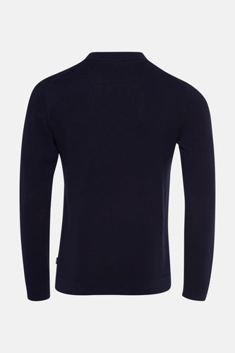 Pull à col rond - bleu - PREMIUM by JACK & JONES