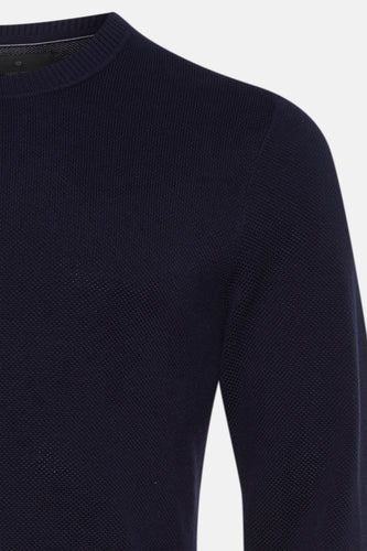 Pull à col rond - bleu - PREMIUM by JACK & JONES