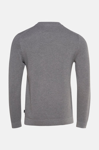 Pull à col rond - gris - PREMIUM by JACK & JONES